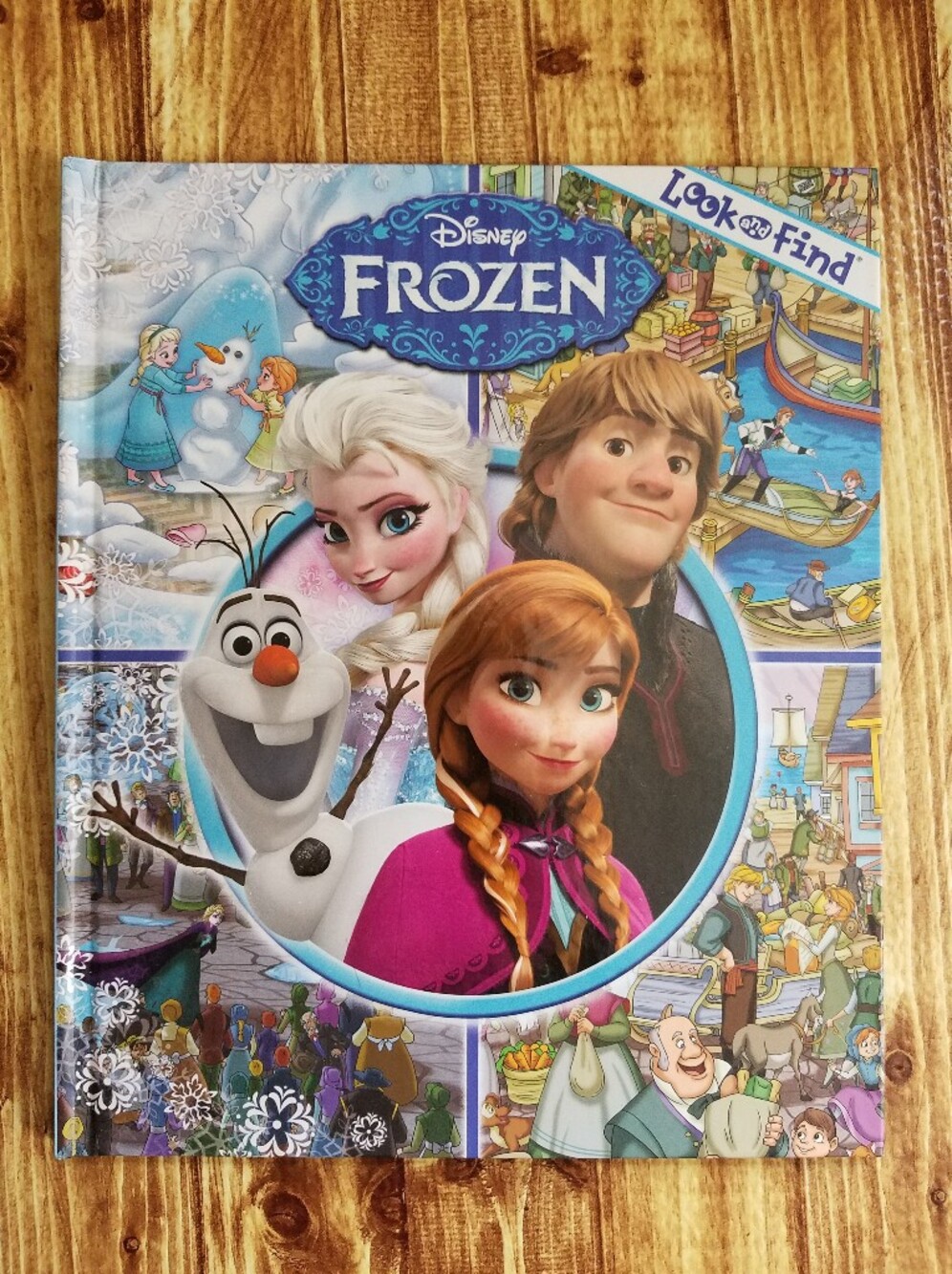 Look & Find Disney Frozen Activity Book Large Hardcover Pi Kids Puzzle Book